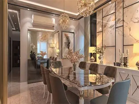 تصميم داخلي لغرف الاستقبال
